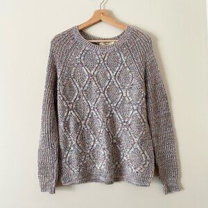 Faded Glory • Cable Knit Sweater